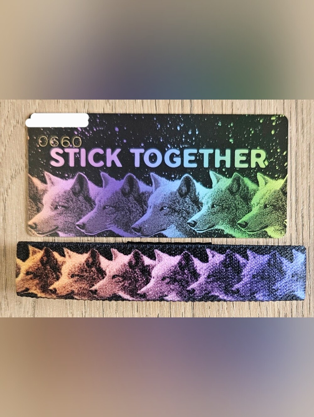 ZOX "STICK TOGETHER" #660 HOWL NEW MEDIUM INTERACTIVE COLLECTIBLE WRISTBAND